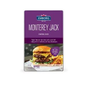 Emborg Monterey Jack Slice Cheese 150g