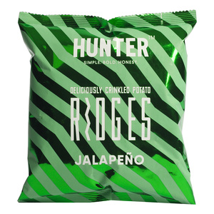 Hunter Jalapeno Crinkled Potato Ridges 40 g