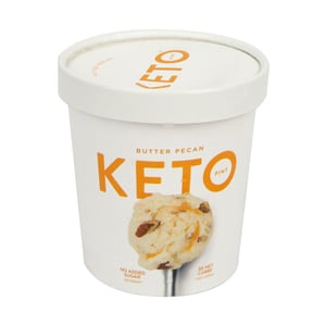 اشتري قم بشراء Keto Pint No Added Sugar Butter Pecan Ice Cream 473 ml Online at Best Price من الموقع - من لولو هايبر ماركت Products from USA في الامارات