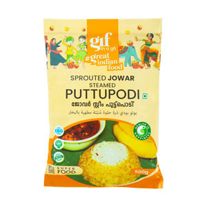 Great Indian Food Sprouted Jowar Steamed Puttu Podi 500 g