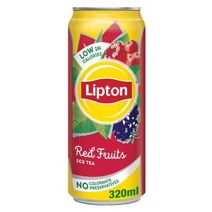 Lipton Red Fruits Ice Tea Non-Carbonated Low Calories Refreshing Drink 320 ml