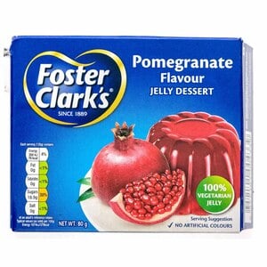 Buy Foster Clarks Pomegranate Flavour Jelly Dessert 6 x 80 g Online at Best Price | Gelatine | Lulu KSA in Saudi Arabia