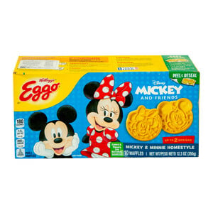 Kellogg's Eggo Mickey & Minnie Homestyle Waffles 10 pcs 350 g
