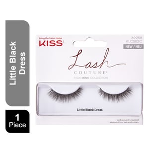 Kiss Lash Couture Mink Collection Little Black Dress Artificial Eyelashes 1 pair