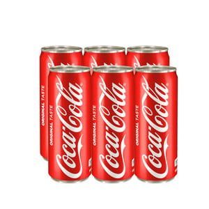 Coca Cola Regular Can Value Pack 6 x 295 ml