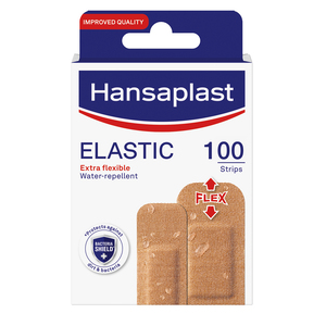 Hansaplast Elastic Plasters Extra Flexible & Breathable (2 sizes) 100 pcs