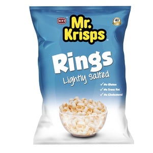 Mr. Krisps Lightly Salted Rings 80 g