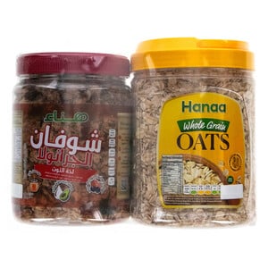 Hanaa Oats Granola Verry Berry 400 g + Whole Grain Traditional Oats 450 g