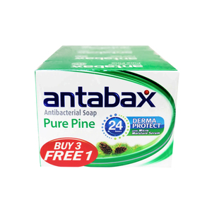 Antabax Antibacterial Soap Pure Pine  4 X 120g