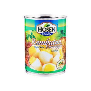 Hosen Rambutan Stuffed With Pineaplle In Syrup 565g