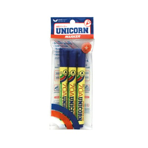 Unicorn  Marker Blue 3S Um-70A