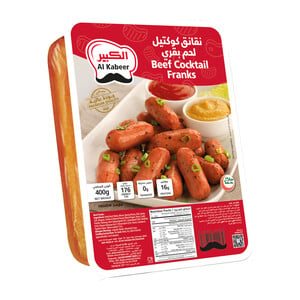 Buy Al Kabeer Beef Cocktail Sausages 400 g Online at Best Price | Frozen Sausages | Lulu UAE in UAE