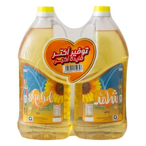 Shahd Sunflower Oil Value Pack 2 x 1 .5 Litres