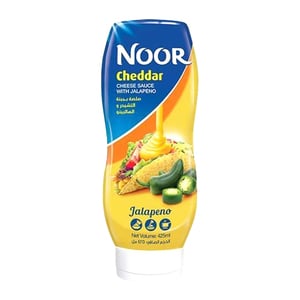 Noor Cheddar Cheese Sauce With Jalapeno 425 ml