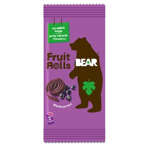 Bear Fruit Rolls Blackcurrant 20 g