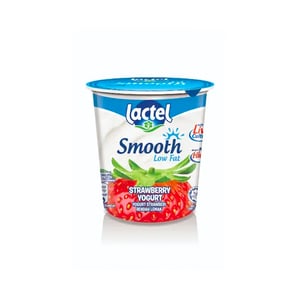 Lactel Smooth Low Fat Strawberry Yogurt 130g