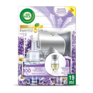 Buy Airwick Plug-in Scented Oil Fragrance Diffuser with Refill Lavender 19 ml Online at Best Price | Auto AirFresh.Machin | Lulu Kuwait in Kuwait