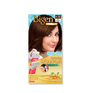 Hoyu Bigen Cream Color 4-35 Dark Carmel Brown