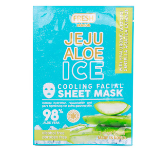 Fresh Skinlab Jeju Aloe Ice Cooling Facial Sheet Mask 1 pc
