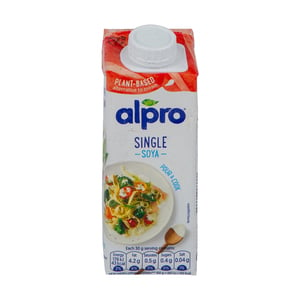 Alpro Single Soya Plant Based Milk 250 ml