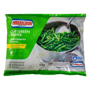 اشتري قم بشراء Americana Cut Green Beans 450 g Online at Best Price من الموقع - من لولو هايبر ماركت Beans في الكويت
