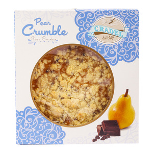 Cradel Pear Crumble With Chocolate Tart 350 g