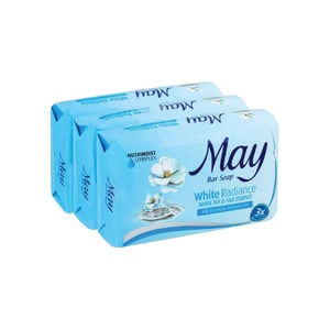 May Bar Soap White Radiance 85g X 3s