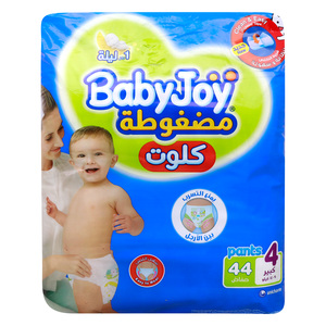 Buy Baby Joy Culotte Diaper Pants Size 4 Large Jumbo Pack 9-14kg 44 pcs Online at Best Price | Baby Nappies | Lulu KSA in UAE