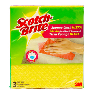Scotch Brite Sponge Cloth Ultra Value Pack 3 pcs