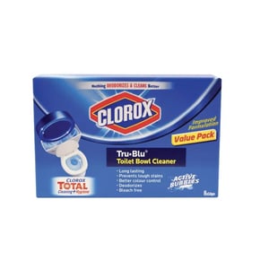 Clorox Tru-Blu Toilet Bowl Cleaner Value Pack 6's