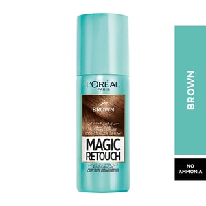 اشتري قم بشراء LOreal Paris Hair Spray Magic Retouch Brown 75 ml Online at Best Price من الموقع - من لولو هايبر ماركت Permanent Colorants في الامارات