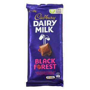 Cadbury Dairy Milk Black Forest Chocolate 180 g