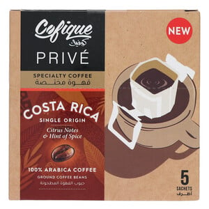 Cofique Prive Specialty Coffee Costa Rica Sachet 5 x 12 g
