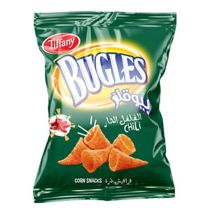 Tiffany Bugles Chili Corn Snacks 75 g