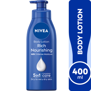 Buy Nivea Body Lotion Nourishing Extra Dry Skin 400 ml Online at Best Price | Body Lotion | Lulu Kuwait in Kuwait