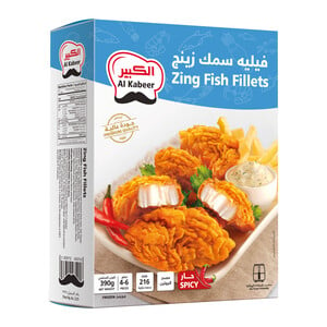 Al Kabeer Spicy Zing Fish Fillets 390 g