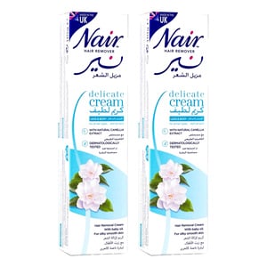 Nair Delicate Cream Legs & Body Hair Removal Cream Value Pack 2 x 110 g