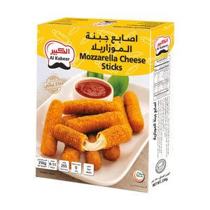 Buy Al Kabeer Mozzarella Cheese Sticks 250 g Online at Best Price | Ethnic Ready Meals | Lulu UAE in UAE