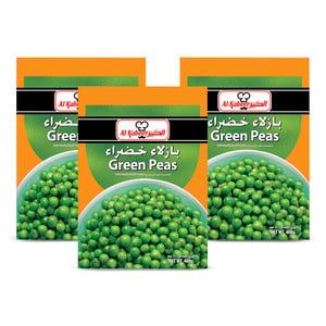 Al Kabeer Green Peas Value Pack 3 x 400 g