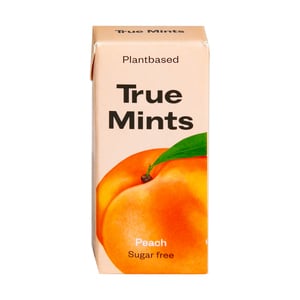True Mints Plant Based Peach Sugar Free 13 g