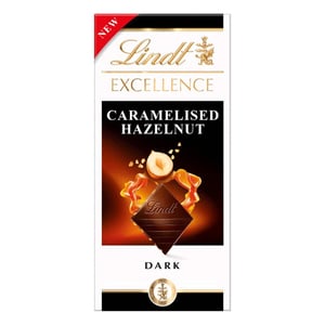 Lindt Excellence Caramelised Hazelnut Dark 100 g