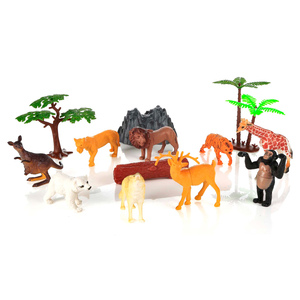 Skid Fusion Wildlife Animal Set, 13 Pcs, YX-7004