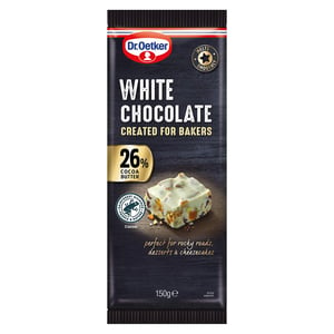 د.اويتيكر شوكولاتة بيضاء للكيك و الحلوى ١٥٠ جم
