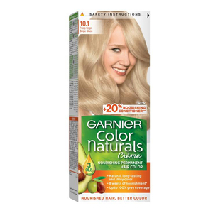 Buy Garnier Color Naturals Creme Nourishing Permanent Hair Color Frosty Beige 10.1 1 pkt Online at Best Price | Permanent Colorants | Lulu KSA in Kuwait