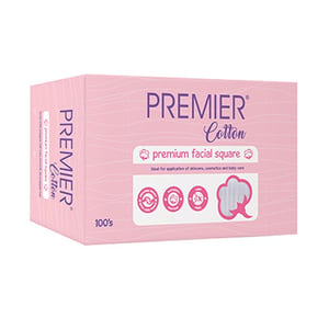 Premier Cotton Premium Facial Square 100's