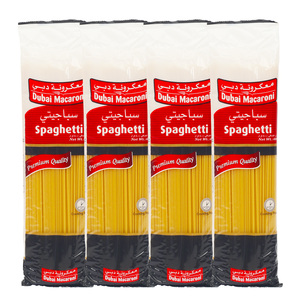 Dubai Macaroni Spaghetti Pasta Value Pack 4 x 400 g