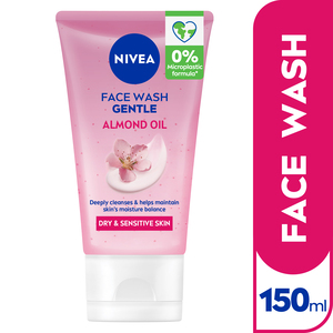 Nivea Face Wash Cleanser Gentle Cleansing Dry Skin 150 ml