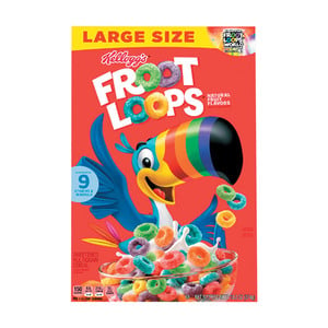 Kellogg's Froot Loops Sweetened Multigrain Cereal 374 g