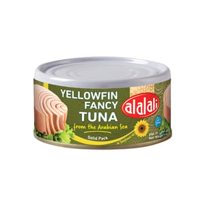 Buy Al Alali Yellowfin Fancy Tuna From The Arabian Sea Solid Pack In Sunflower Oil 170 g Online at Best Price | Canned Tuna | Lulu UAE in UAE