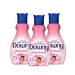 Downy Concentrate Floral Breeze Fabric Softener Value Pack 3 x 1 Litre